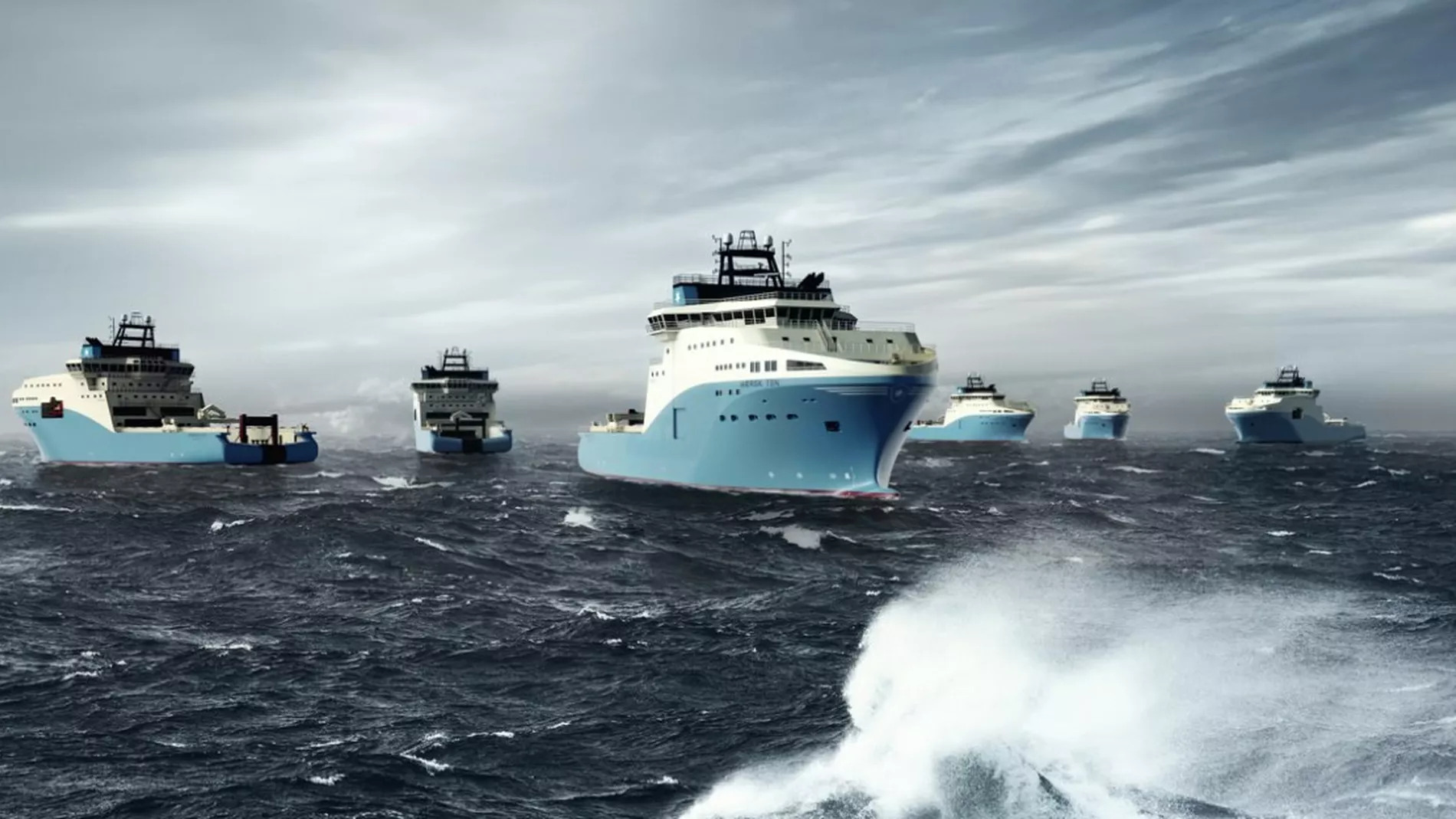 Maersk stoppar paa seks Kleven skip