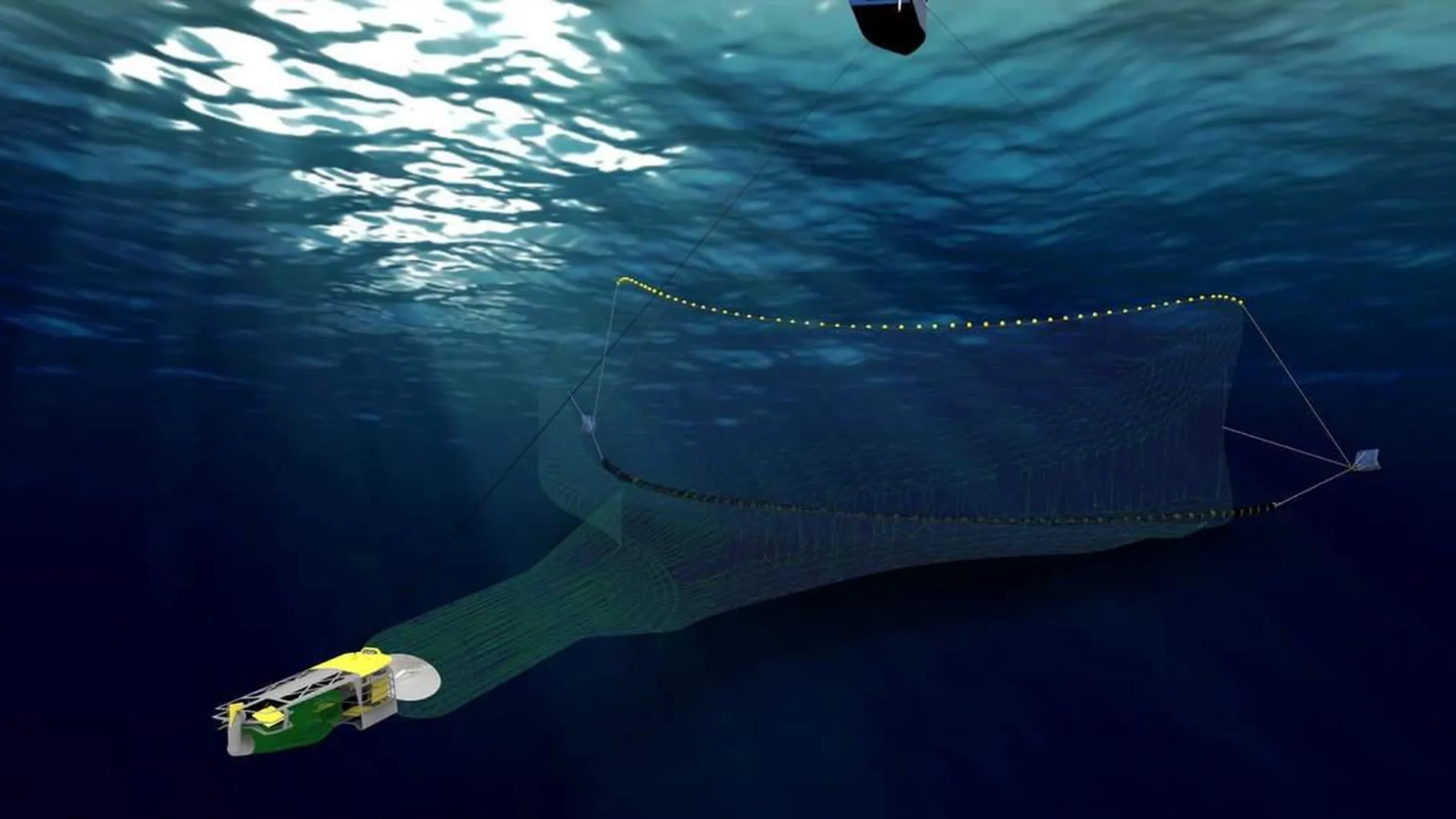 Slik vil dei hente opp fisken utan aa avbryte fangsten