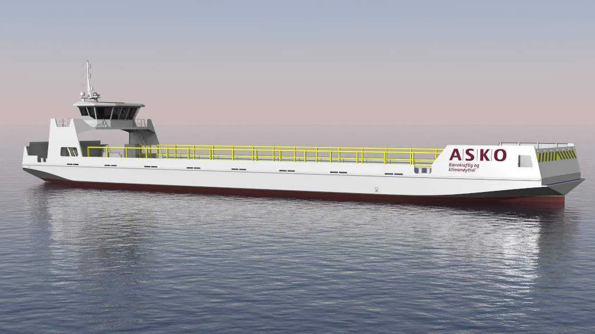 Asko haaper paa eit norsk byggjeverft