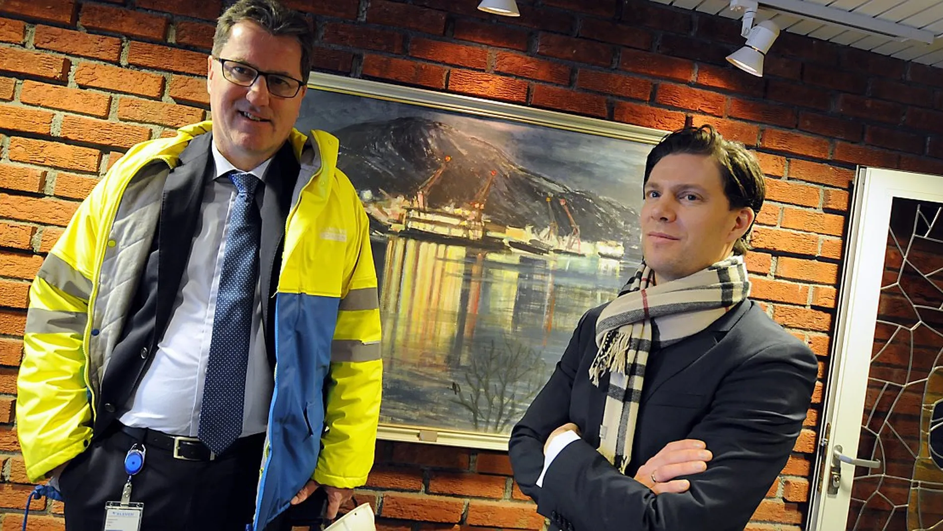 Verftsdirektoeren ferdig paa Kleven