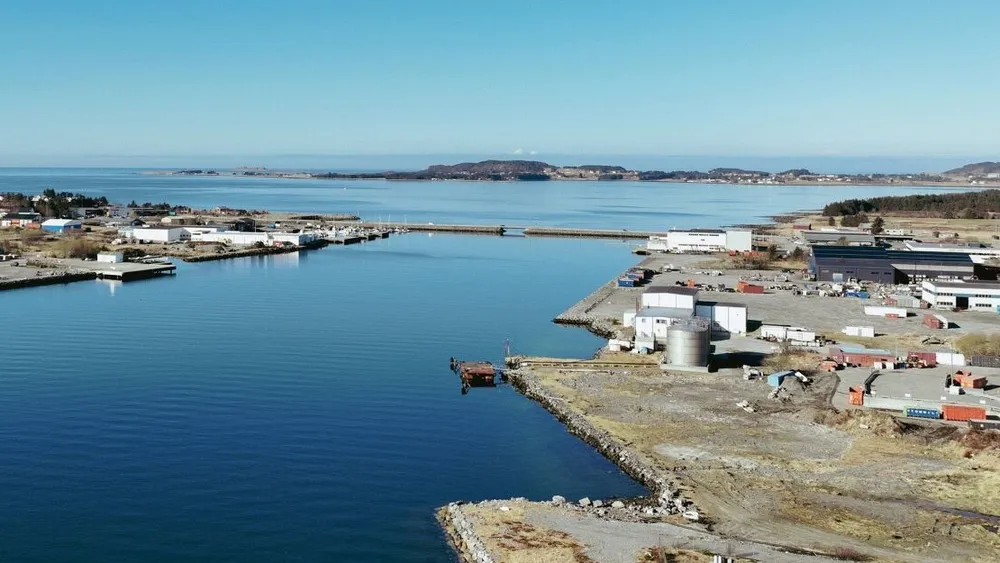 Gjosund hamn foto Gjosund hamn