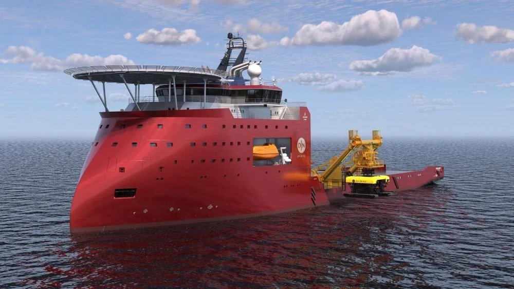 Ulstein spesialskip Jan De Nul illustrasjon Ulstein DS