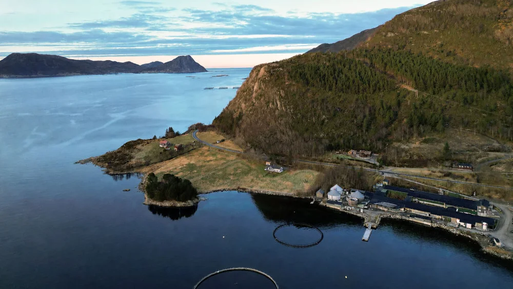 Mowi anleg til Ode Sighaug foto asteco Drone