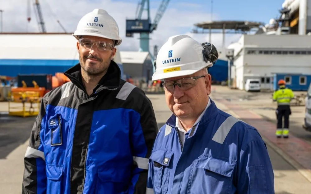 Knut L Barstad Lars Luhr Olsen foto Ulstein Group