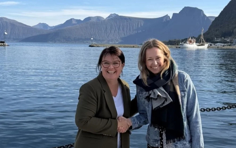 Heidi Nakken og Christine Erdal foto Vekst i Hareid