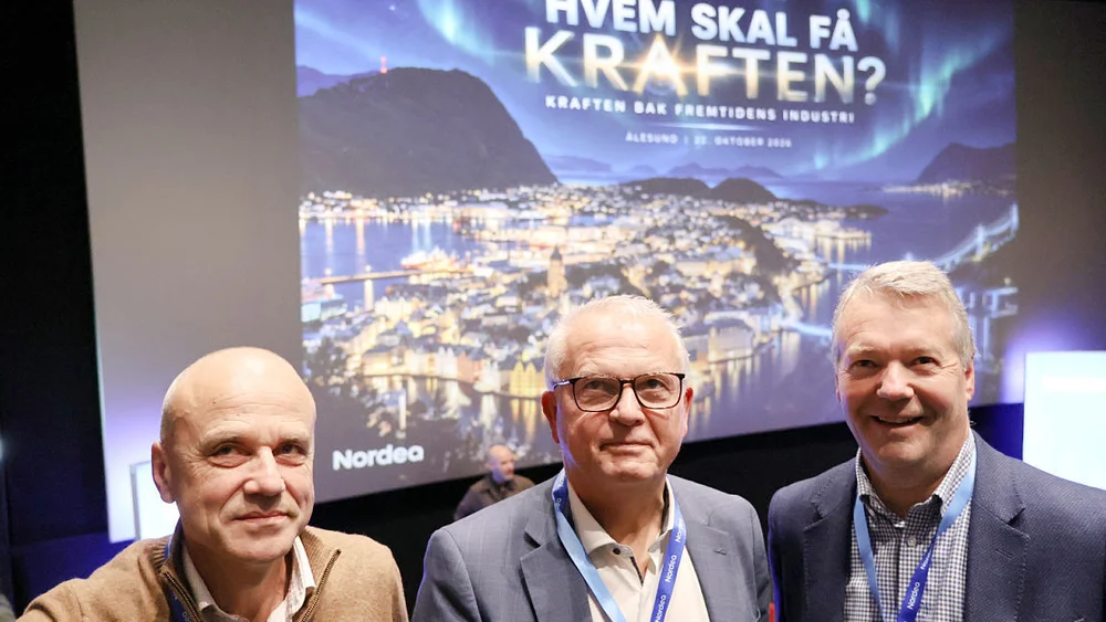 Erik Espeset Tafjord Helge Robert Midtbo Linja Olav Osvoll Tussa Nordea kraftseminar 2026 foto Ogne