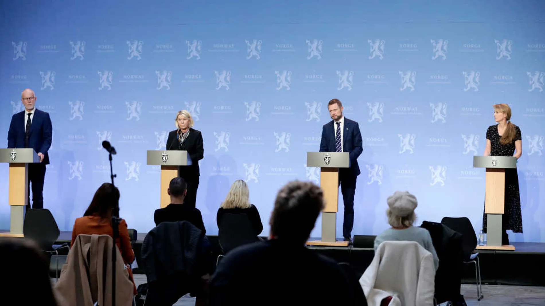 Pressekonferanse foto berit roald ntb npk 11