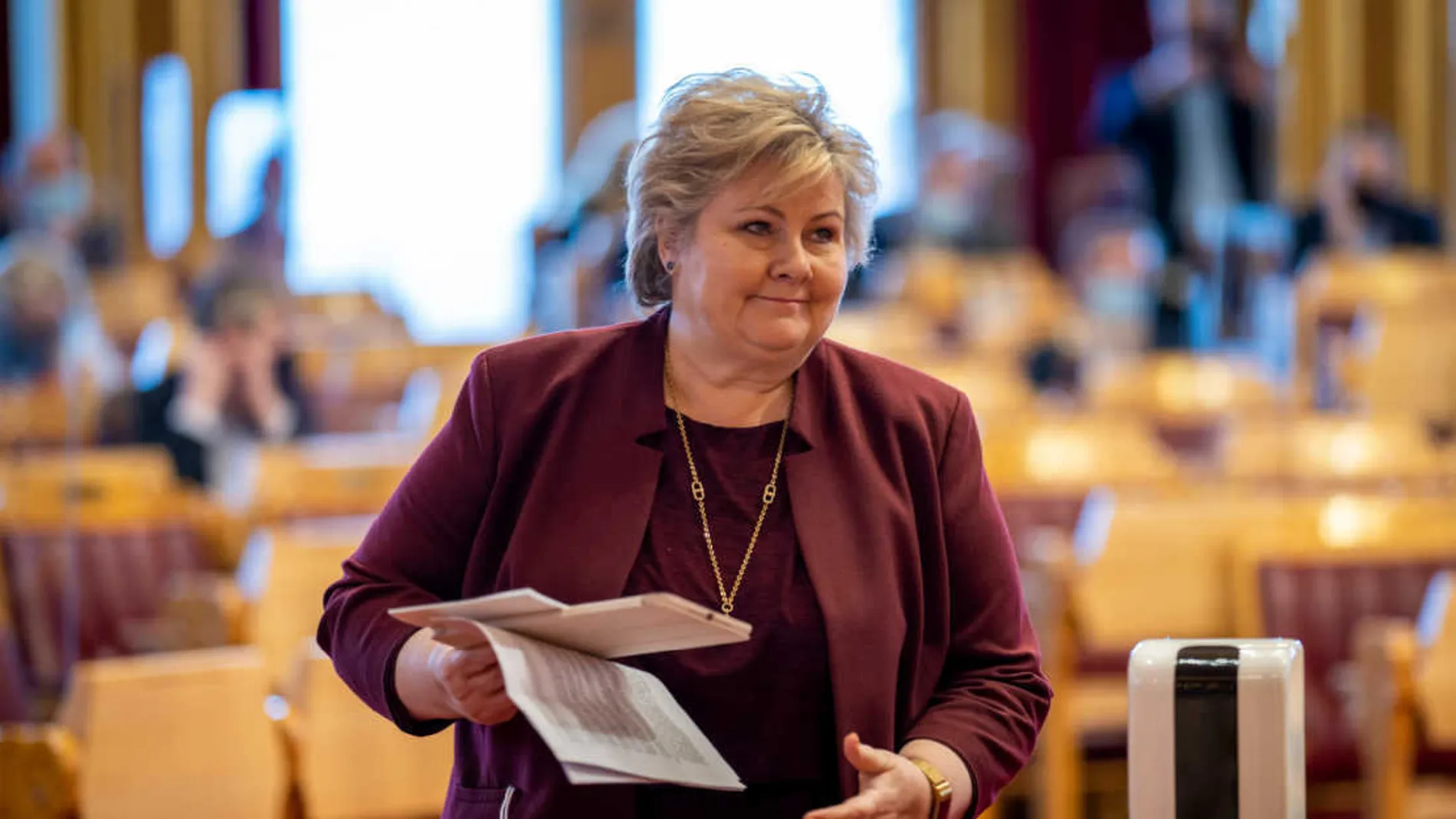 Erna Solberg foto Heiko Junge NTB