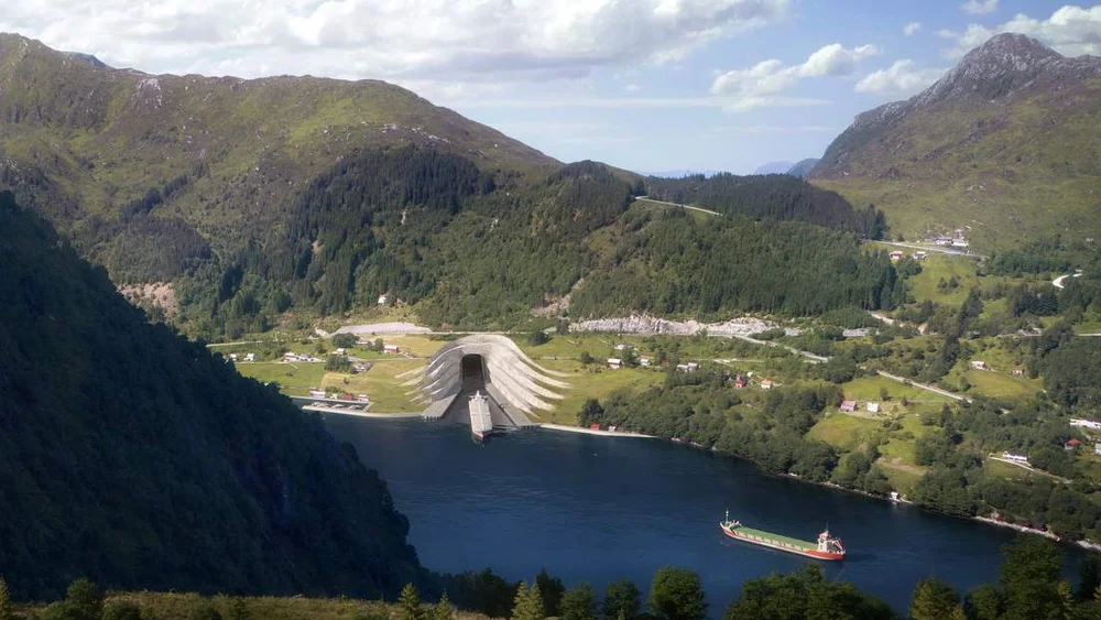 Stad skipstunnel Illustrasjon Kystverket