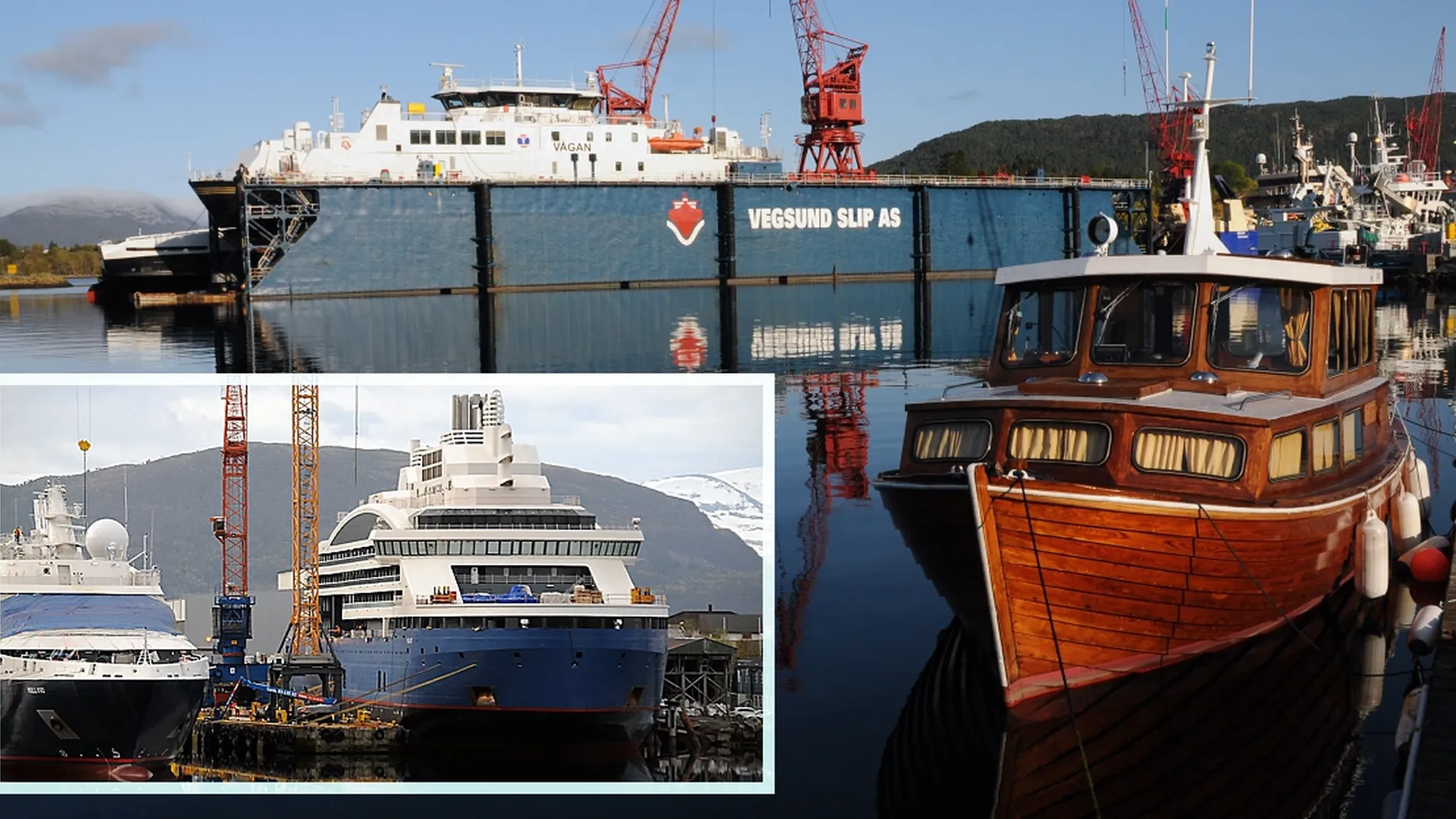 Skipsbyggingsbransjen er delt i to